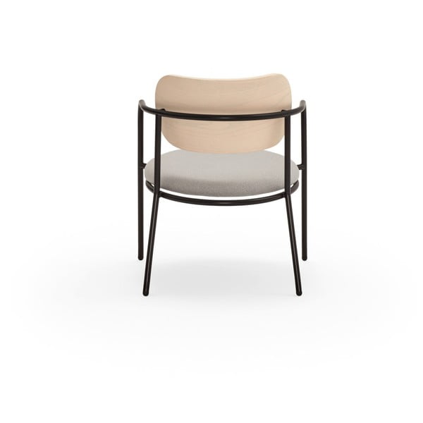 Svijetlo siva fotelja u dekoru jasena Eclipse - Teulat-image-4