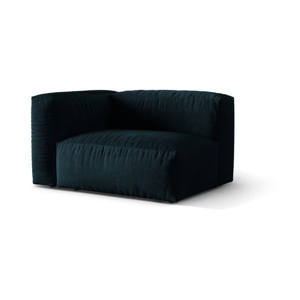 Tamno plava baršunasti modularna sjedeća garnitura (s lijevim kutom) Martina – Micadoni -image-2
