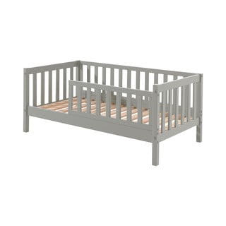Sivi dječji krevet Vipack Junior, 70 x 140 cm