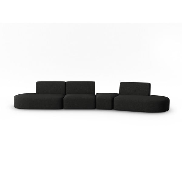 Crna sofa 412 cm Shane – Micadoni Home