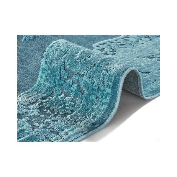 Plavi tepih od viskoze Mint Rugs Willow, 120 x 170 cm-image-2