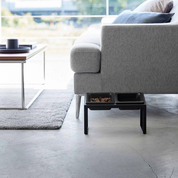 Keramički set posuda s postoljem za kućne ljubimce Nooks – YAMAZAKI-image-3