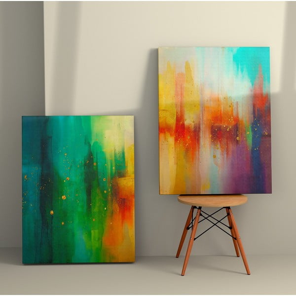 Slike u setu 2 kom 50x70 cm Splash – Wallity-image-1