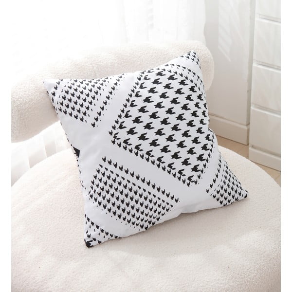 Crno-bijela 3-dijelna posteljina za krevet za jednu osobu od mikrosatena 140x200 cm Roberto – My House-image-3