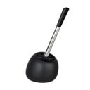 Crna keramička toaletna četka Wenko Polaris