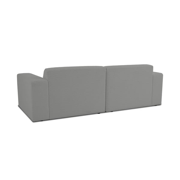 Siva sofa od bouclé tkanine 228 cm Roxy – Scandic-image-2