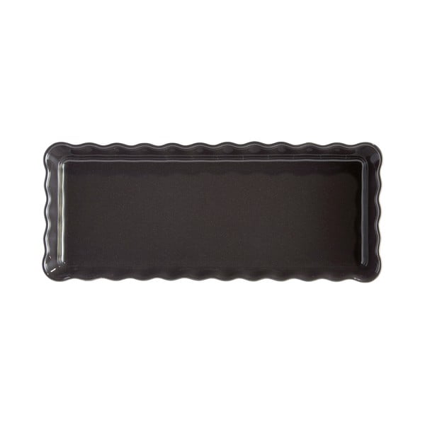 Papar crni pravokutni kalup za tortu Emile Henry, 15 x 36 cm-image-1