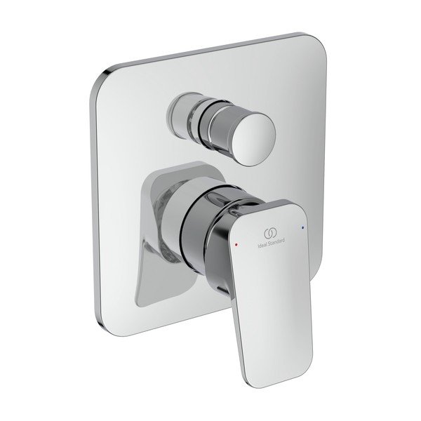 Slavina za kadu/ugrađena u sjajno srebrnoj boji Ceraplan – Ideal Standard