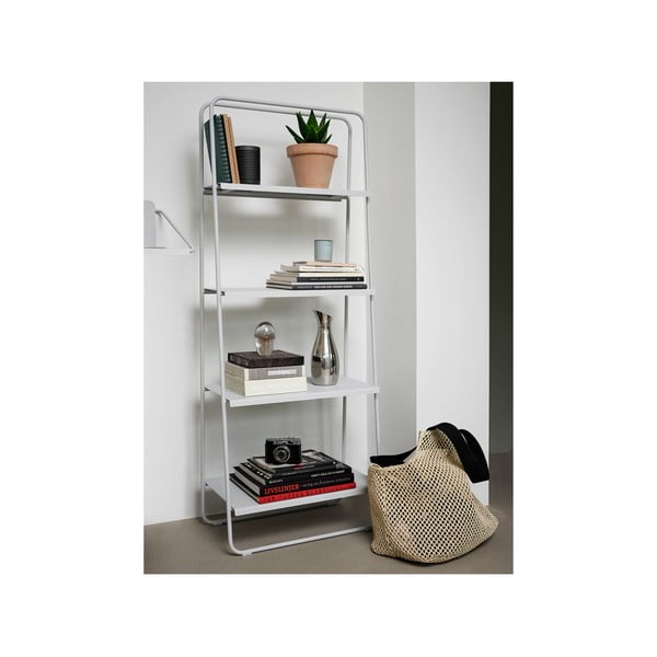 Svijetlo siva metalna polica 29x141 cm A-Bookshelf - Zone-image-2