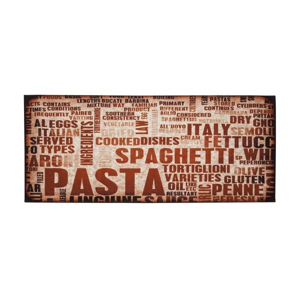 Vrlo izdržljiv kuhinjski tepih Webtappeti Spaghetti, 60 x 110 cm-image-1