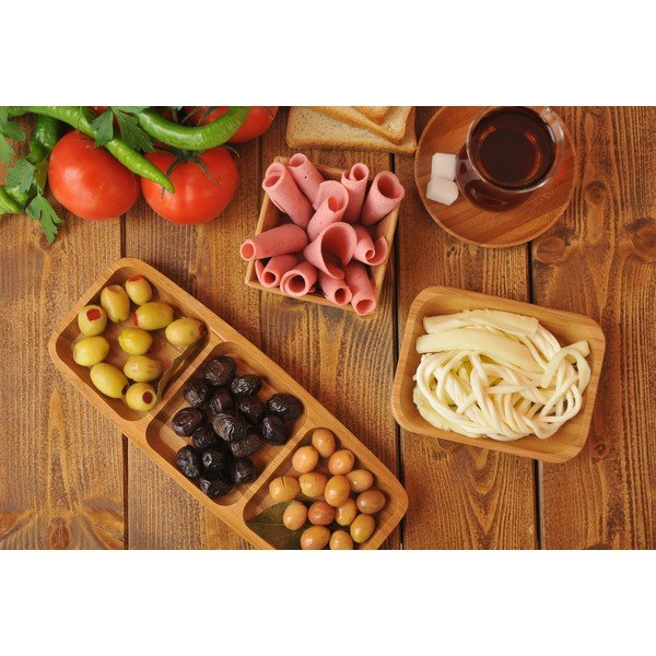 Poslužavnik od bambusa s 3 pretinca Bambum-image-1