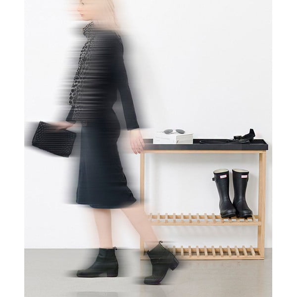 Stolić za odlaganje stvari/za cipele s bijelom pločom Wireworks Hello Storage-image-3