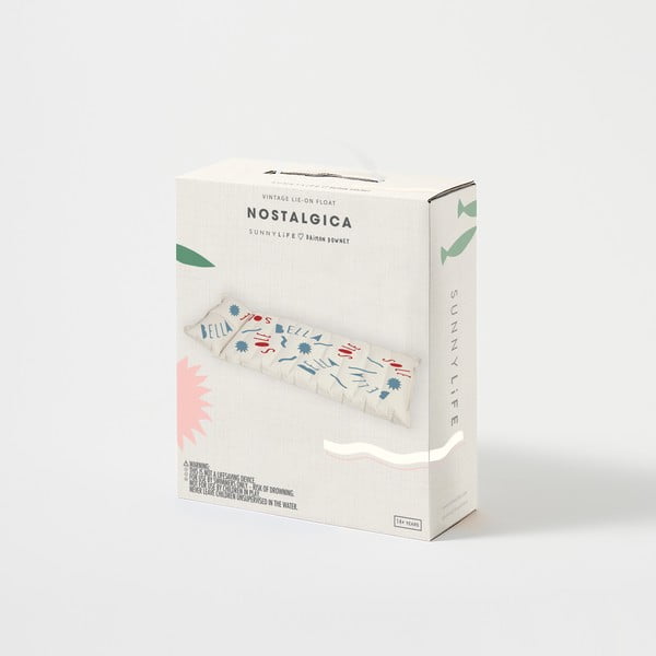 Madrac na napuhavanje Sunnylife Nostalgica, 193 x 70 cm-image-4