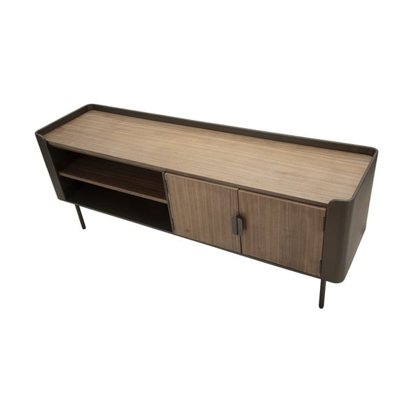 Smeđa TV komoda od masivne jele 150x58 cm Toronto – Mauro Ferretti-image-4