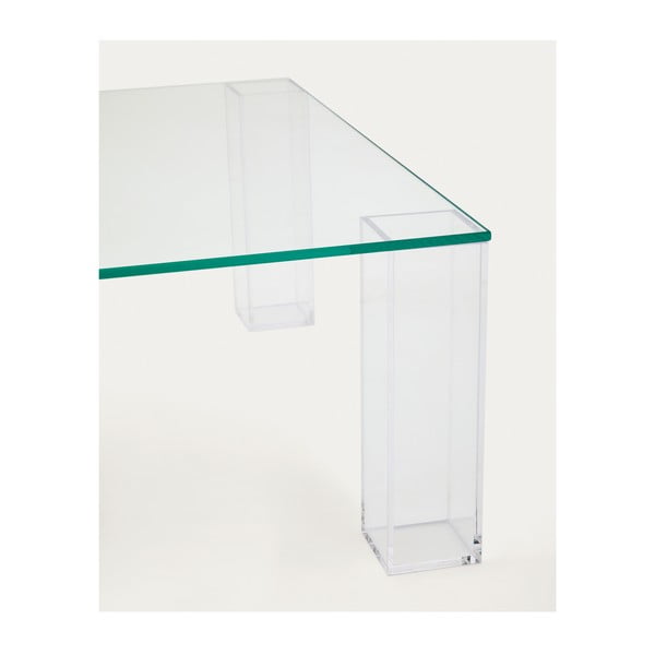 Stakleni stolić za kavu 85x85 cm Adularia – Kave Home-image-4