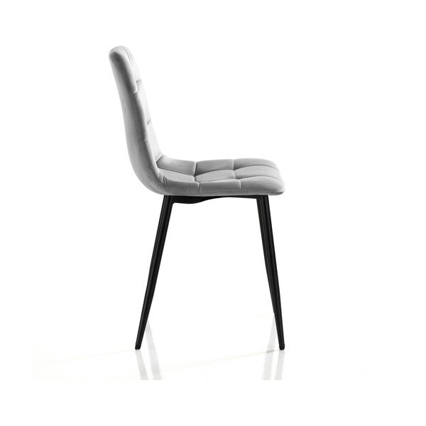 Sive baršunaste blagovaonske stolice u setu 2 kom Faffy – Tomasucci-image-1