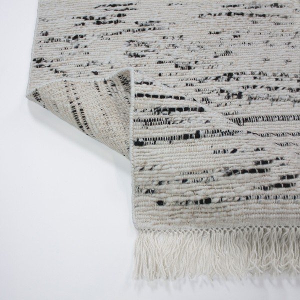 Sivi/boje slonovače ručno rađen vunen tepih 160x230 cm Ellsa  – Flair Rugs-image-2