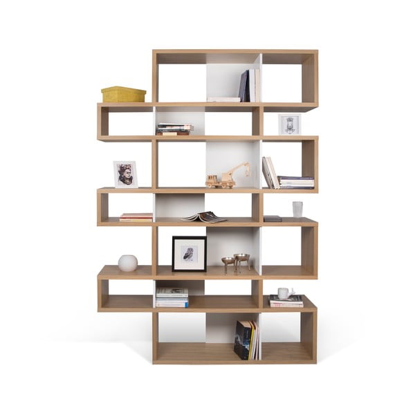 Svijetlosmeđa knjižnica TemaHome London, 220 x 34 cm-image-3