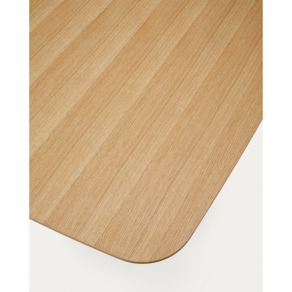 Blagovaonski stol u dekoru hrasta u prirodnoj boji 100x240 cm Litto – Kave Home-image-3