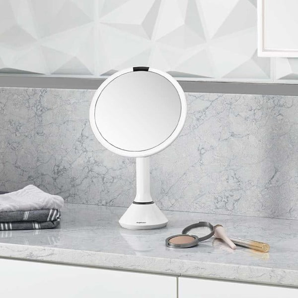 Kozmetičko ogledalo s osvjetljenjem/povećavajuće (5x) ø 20 cm Sensor – simplehuman-image-1