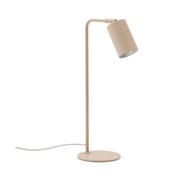 Bež metalna stolna lampa (visina 49 cm) Manie – Kave Home