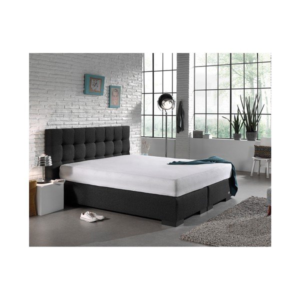 Bijela elastična plahta Sleeptime Molton, 190/200 x 220/230 cm-image-2