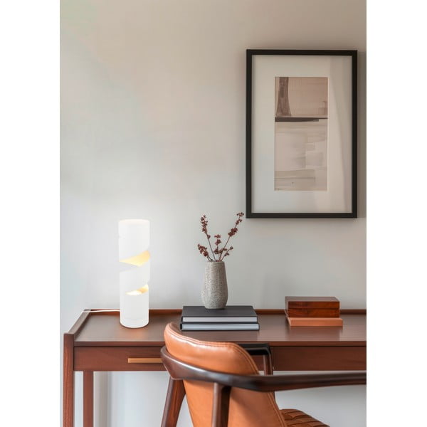 Bijela stolna lampa (visina 35 cm) Stream – Trio-image-1