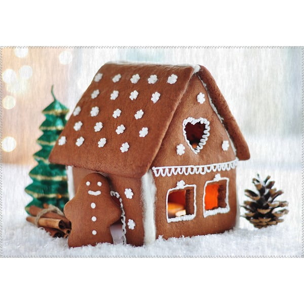 Tepih Vitaus Christmas Period Cookie House, 50 x 80 cm