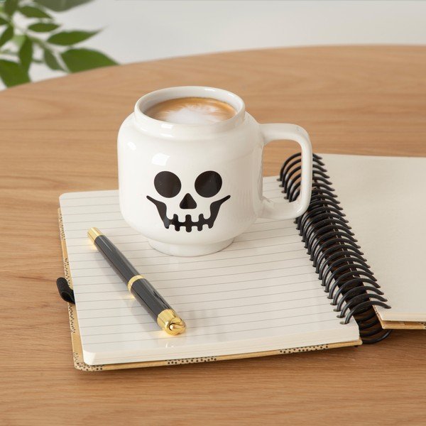 Bijela keramička dječja šalica za latte 255 ml Skeleton – LEGO®-image-1