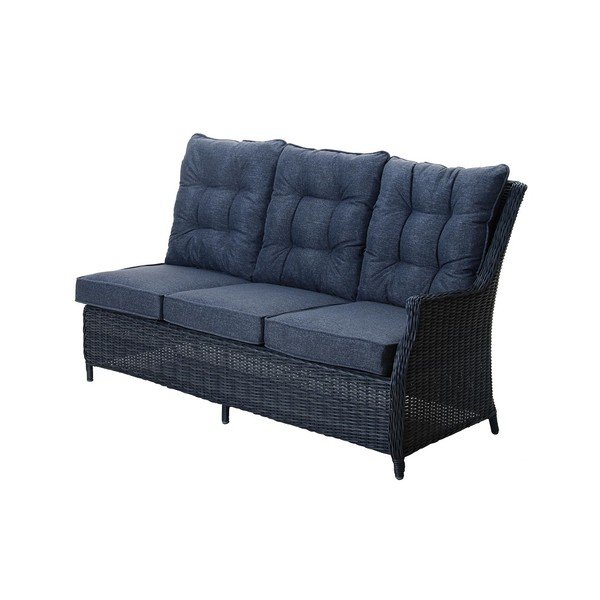 Sivi vrtni set od umjetnog ratana za 9 osoba Houston - Rojaplast-image-4