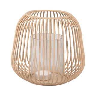 Svijetlo smeđa stolna lampa PT LIVING Lanterna, visina 15,5 cm