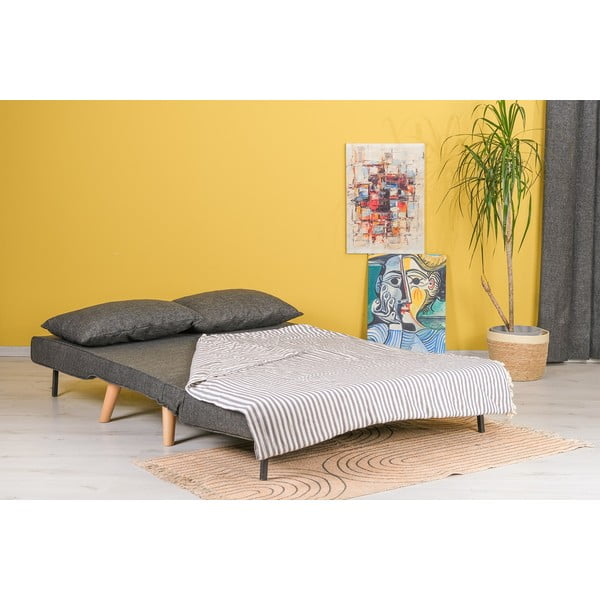 Tamno siva sklopiva sofa 120 cm Folde – Artie-image-4