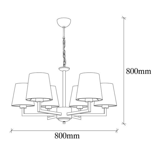 Crna viseća svjetiljka s tekstilnim sjenilom Profil – Opviq lights-image-2
