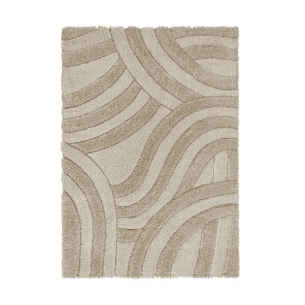 Bež ručno rađen tepih od recikliranih vlakna 200x290 cm Velvet – Flair Rugs
