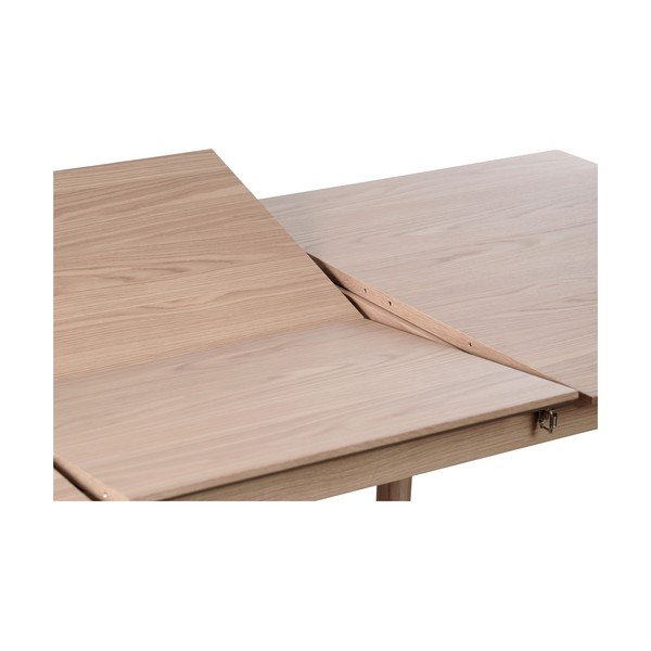 Proširiv blagovaonski stol s dodatnom pločom u dekoru hrasta 95x190 cm Bari – Unique Furniture-image-1