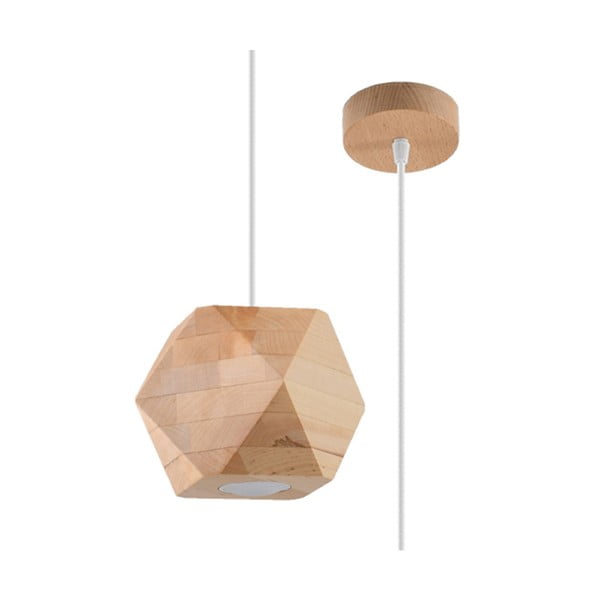 Viseća svjetiljka u prirodnoj boji ø 12 cm Vige – Nice Lamps
