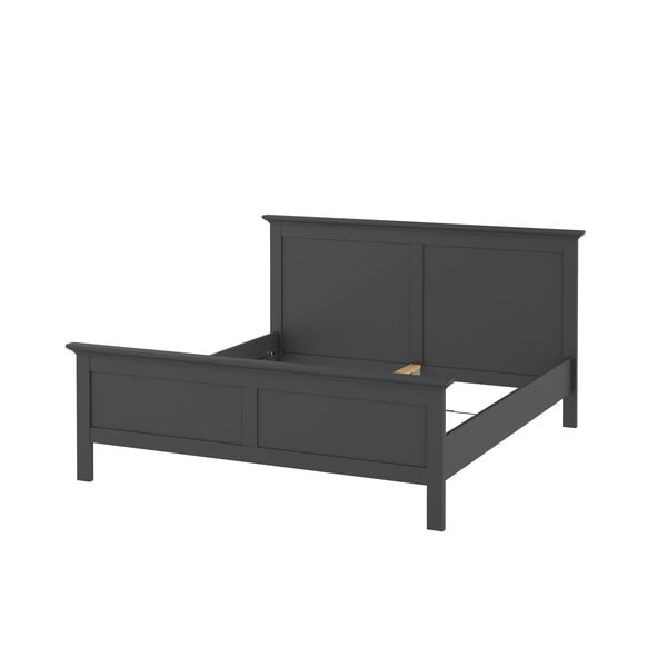 Sivi bračni krevet 160x200 cm Paris – Tvilum-image-3