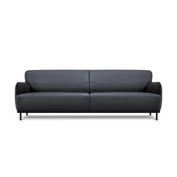 Plava kožna sofa Windsor & Co Sofas Neso, 235 x 90 cm