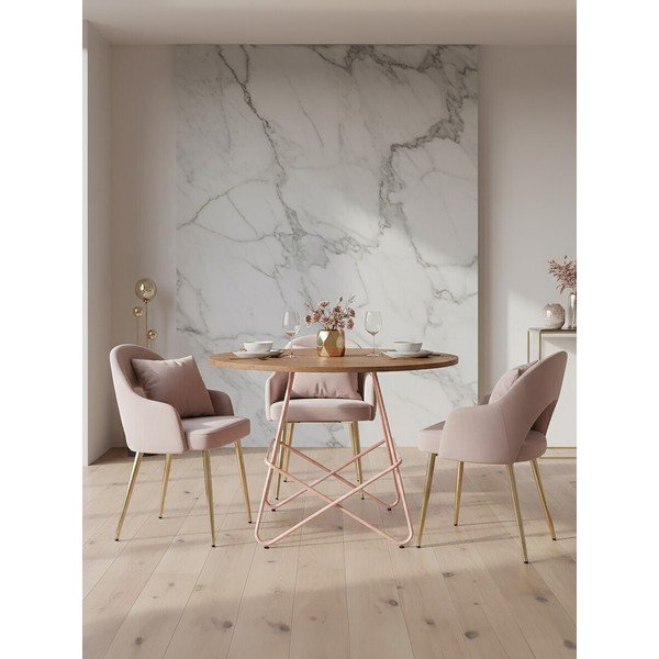 Okrugao blagovaonski stol od čvrstog brijesta ø 80 cm District – Premier Housewares-image-1