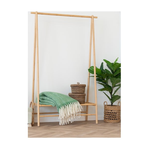 Zelena deka od mješavine vune 130x170 cm Carmel – House Nordic-image-1