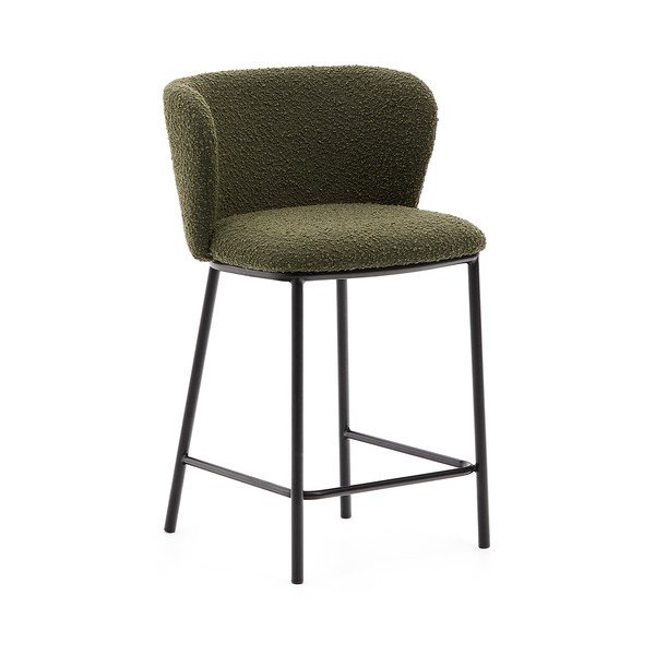 Zelena barska stolica (visine sjedala 65 cm) Ciselia – Kave Home