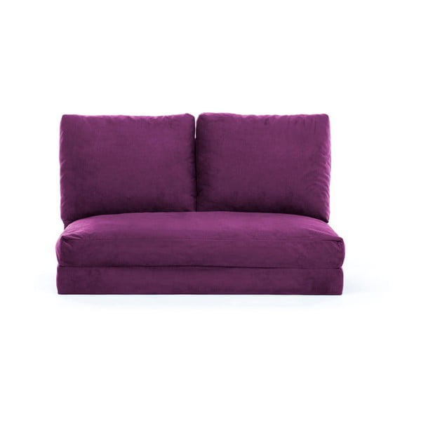 Ljubičasta sklopiva sofa 120 cm Taida – Balcab Home