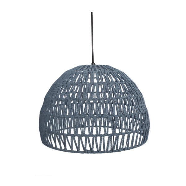 Siva stropna svjetiljka LABEL51 Uže, ⌀ 50 cm