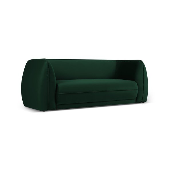 Zelena baršunasti sofa 190 cm Lando – Micadoni Home-image-2