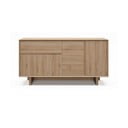 Komoda u dekoru hrasta u prirodnoj boji 146x76x45 cm Carpi – Marckeric