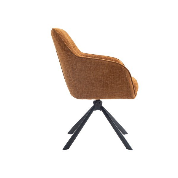 Narančaste podstavljene blagovaonske stolice u setu 2 kom Avola – Unique Furniture-image-3