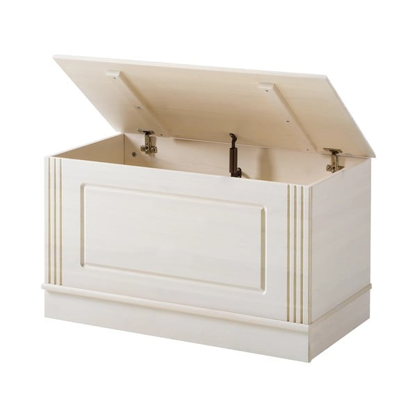 Bijela škrinja od masivnog bora 80x45 cm Anita – Støraa-image-3