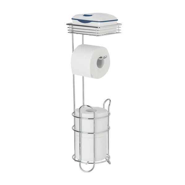 Držač za WC papir od kromiranog čelika u srebrnoj boji – Wenko