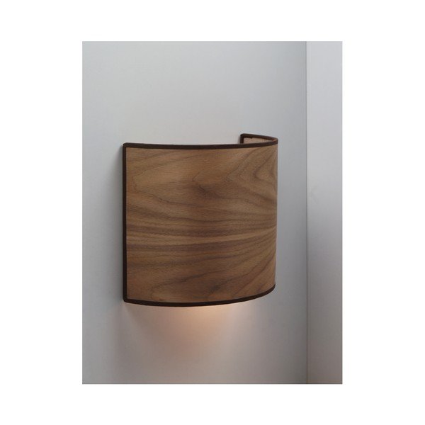 Zidna lampa od prirodnog furnira u boji orahovog drveta Sotto Luce TSURI-image-2
