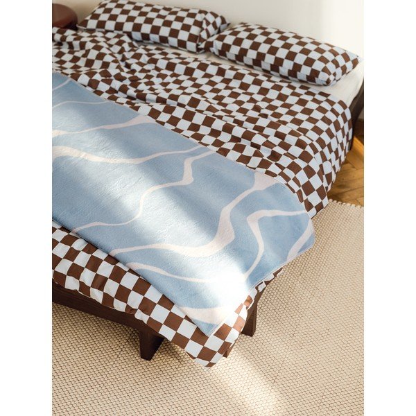Plava/krem deka 150x200 cm Felu – noo.ma-image-2